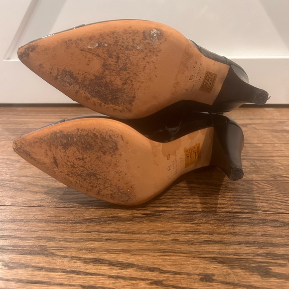 Iro Ully patent leather mid calf boots size 37 (7) - Picture 4 of 5